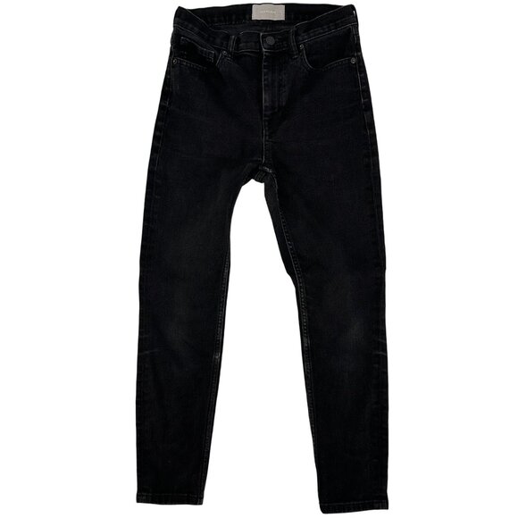 Everlane Womens Black High-Waisted Skinny Ankle Jeans Size 27 - Picture 1 of 9